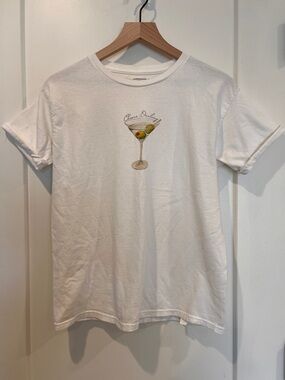 By Anthropologie Cocktail Hour Graphic Tee